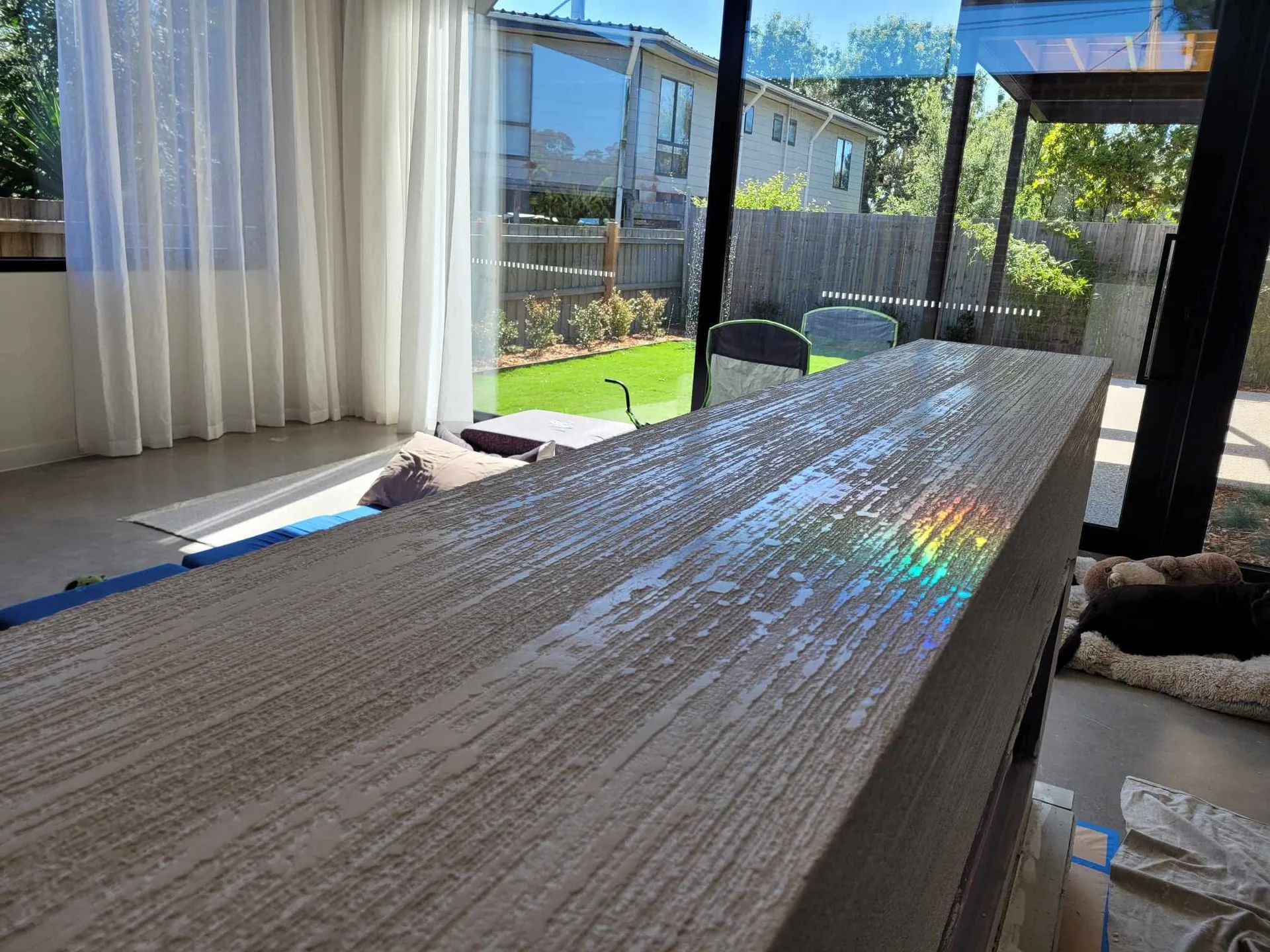 Hand-finished mineral bench tops